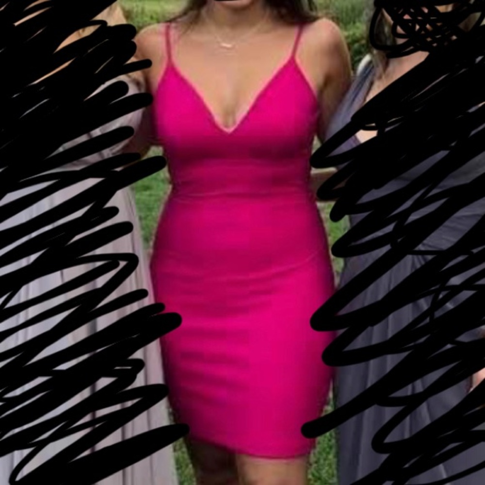 Express Hot Pink Dress, Women’s Size Small, Super Cute, Great Condition!